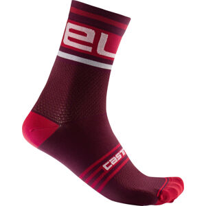 Castelli Prologo 15 Sock XXL červená/bílá