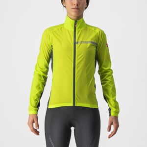 Castelli Squadra Stretch W Jacket XS žlutá/šedá