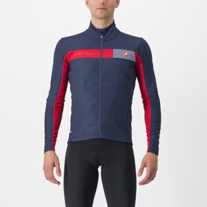 Castelli Mortirolo 6S Jacket M modrá/červená