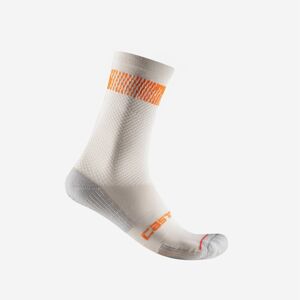 Castelli Unlimited 18 Socks S/M šedá/oranžová