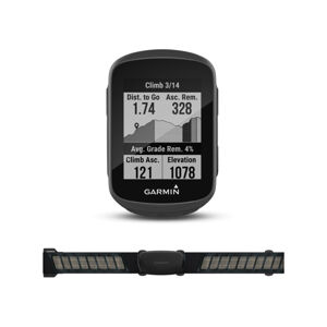 GARMIN cyklopočítač - EDGE 130 PLUS HR BUNDLE - černá