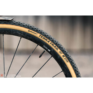 CONTINENTAL plášť - TERRA TRAIL SHIELDWALL 28x1.35 - béžová/černá