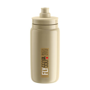 ELITE Cyklistická láhev na vodu - FLY 550 ml - béžová