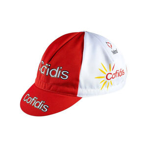 Nalini Cyklistická čepice - COFIDIS 2021 - bílá/červená/modrá UNI