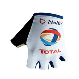 NALINI Cyklistické rukavice krátkoprsté - DIRECT ENERGIE 2021 - bílá S