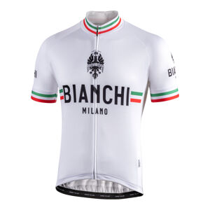 Bianchi Milano Cyklistický dres s krátkým rukávem - ISALLE - bílá M