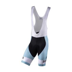 Bianchi Milano Cyklistické kalhoty krátké bez laclu - PELAU - černá/světle modrá 3XL