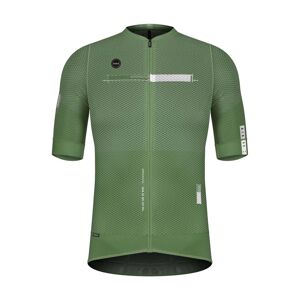 GOBIK Cyklistický dres s krátkým rukávem - CARRERA 2.0 FAIRWAY - zelená L