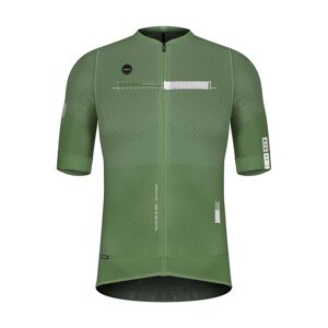 GOBIK Cyklistický dres s krátkým rukávem - CARRERA 2.0 FAIRWAY - zelená