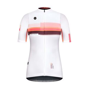 GOBIK Cyklistický dres s krátkým rukávem - STARK ROSEWOOD LADY - růžová/bílá
