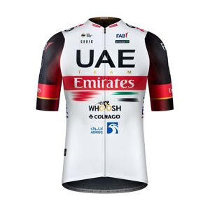 GOBIK Cyklistický dres s krátkým rukávem - UAE 2022 ODYSSEY - červená/bílá 2XL
