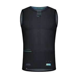 GOBIK Cyklistické triko bez rukávů - SECOND SKIN - černá 2XL