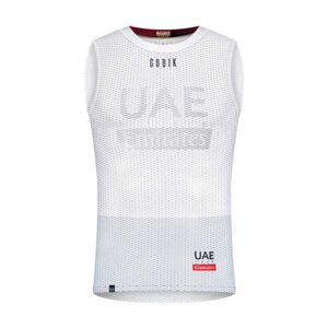 Gobik Cyklistické triko bez rukávů - UAE 2022 SECOND SKIN - bílá