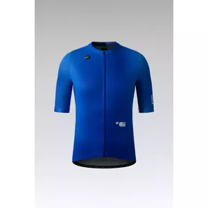GOBIK Cyklistický dres s krátkým rukávem - STARK - modrá L