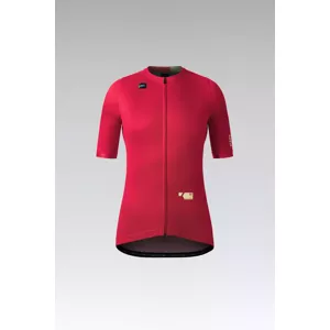 GOBIK Cyklistický dres s krátkým rukávem - STARK W - červená/růžová S