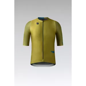 GOBIK Cyklistický dres s krátkým rukávem - ATTITUDE 2.0 - zelená M