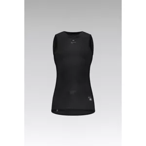 GOBIK Cyklistické triko bez rukávů - SECOND SKIN W - černá S