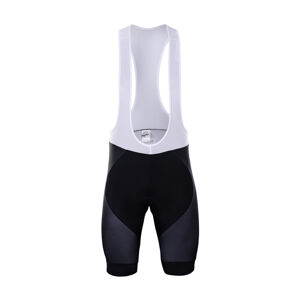 Bonavelo Cyklistické kalhoty krátké s laclem - BAHRAIN MCLAREN 2020 - černá 3XL