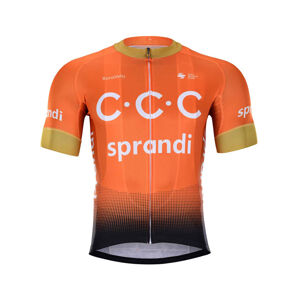 Bonavelo Cyklistický dres s krátkým rukávem - CCC 2020 - oranžová 3XL