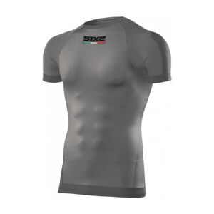 SIX2 Cyklistické triko s krátkým rukávem - TS1 II - šedá 3XL-4XL