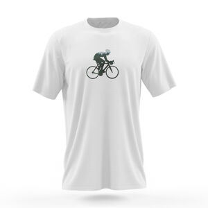 NU. by Holokolo Cyklistické triko s krátkým rukávem - BEHIND BARS - bílá/zelená