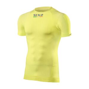 SIX2 Cyklistické triko s krátkým rukávem - TS1 II - žlutá XL-2XL