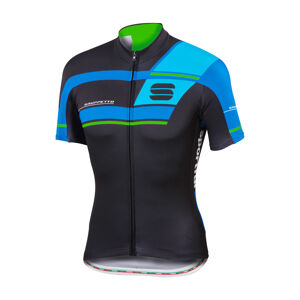 Sportful Cyklistický dres s krátkým rukávem - GRUPPETTO PRO TEAM - modrá/černá