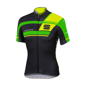Sportful Cyklistický dres s krátkým rukávem - GRUPPETTO PRO TEAM - zelená/černá