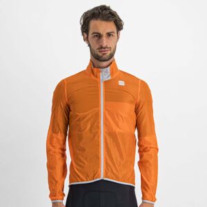 SPORTFUL Cyklistická větruodolná bunda - HOT PACK EASYLIGHT - oranžová S
