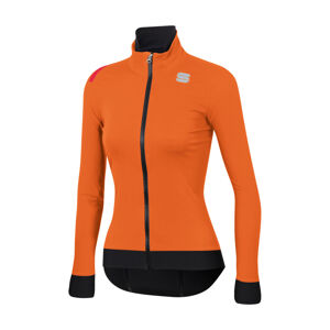 SPORTFUL Cyklistická větruodolná bunda - FIANDRE PRO - oranžová S