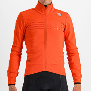 SPORTFUL Cyklistická zateplená bunda - TEMPO - červená L