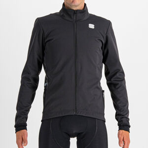 SPORTFUL Cyklistická větruodolná bunda - NEO SOFTSHELL - černá M
