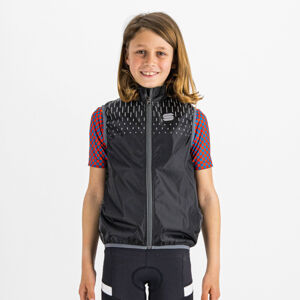 SPORTFUL Cyklistická vesta - KID REFLEX - černá