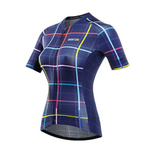 Monton Cyklistický dres s krátkým rukávem - DREAM WEAVER LADY - modrá 2XS