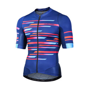 MONTON Cyklistický dres s krátkým rukávem - SCIA - modrá