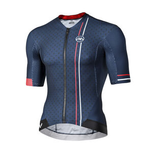 Monton Cyklistický dres s krátkým rukávem - VENUCIA - modrá S