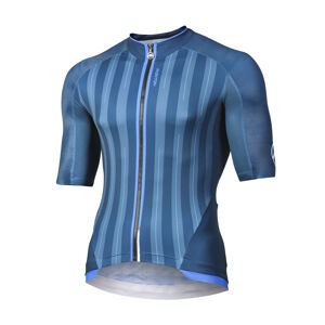 MONTON Cyklistický dres s krátkým rukávem - GESSATO - modrá M