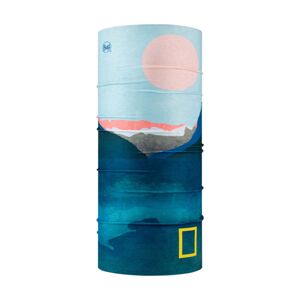 BUFF Cyklistický nákrčník - ECOSTRETCH NAT. GEO. - modrá/světle modrá/růžová UNI