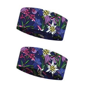 BUFF Cyklistická čelenka - COOLNET UV FLOWERS - fialová/růžová/modrá UNI