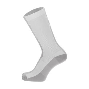 SANTINI Cyklistické ponožky klasické - PURO  - bílá 44-47