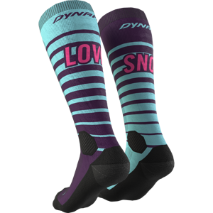 Dynafit FT Graphic Socks 39-42 fialová/tyrkysová