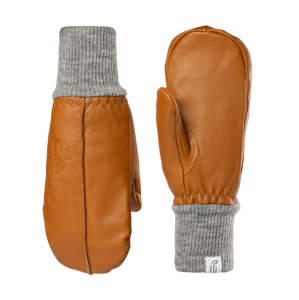 Johaug Leather Mitten 6 hnědá