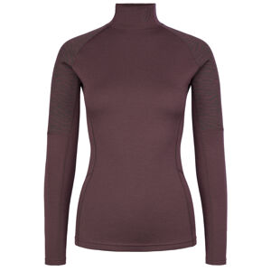 Johaug Elevate Wool Half Zip L vínová