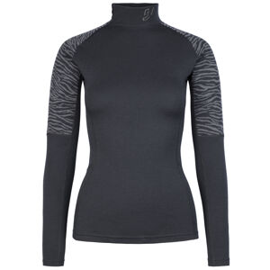 Johaug Elevate Wool Half Zip L černá