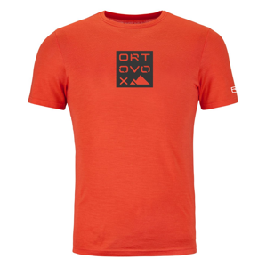 Ortovox 185 Merino Square TS M L oranžová