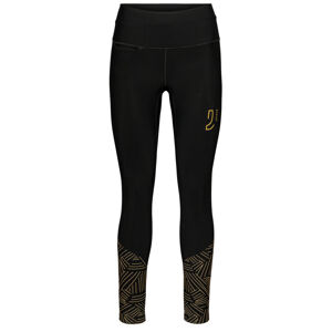 Johaug Flash Warm Tights High Waist with fleece XL černá