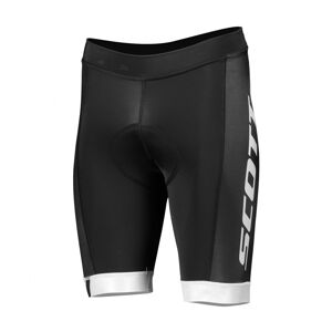 Scott Cyklistické kalhoty krátké bez laclu - RC TEAM - bílá/černá S