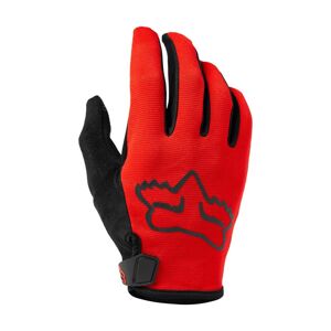 FOX Cyklistické rukavice dlouhoprsté - RANGER - červená S