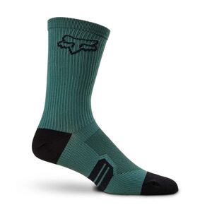FOX Cyklistické ponožky klasické - RANGER - zelená L-XL