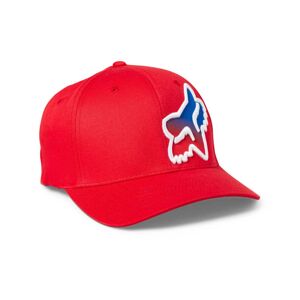 FOX Cyklistická čepice - TOXSYK FLEXFIT - červená L-XL
